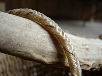 Braided Palomino Tail Hair Necklace